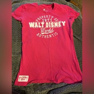Disney world pink T shirt size xs